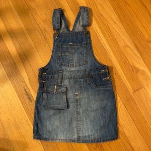 GIRLS DENIM JUMPER SIZE SMALL (6-6X)